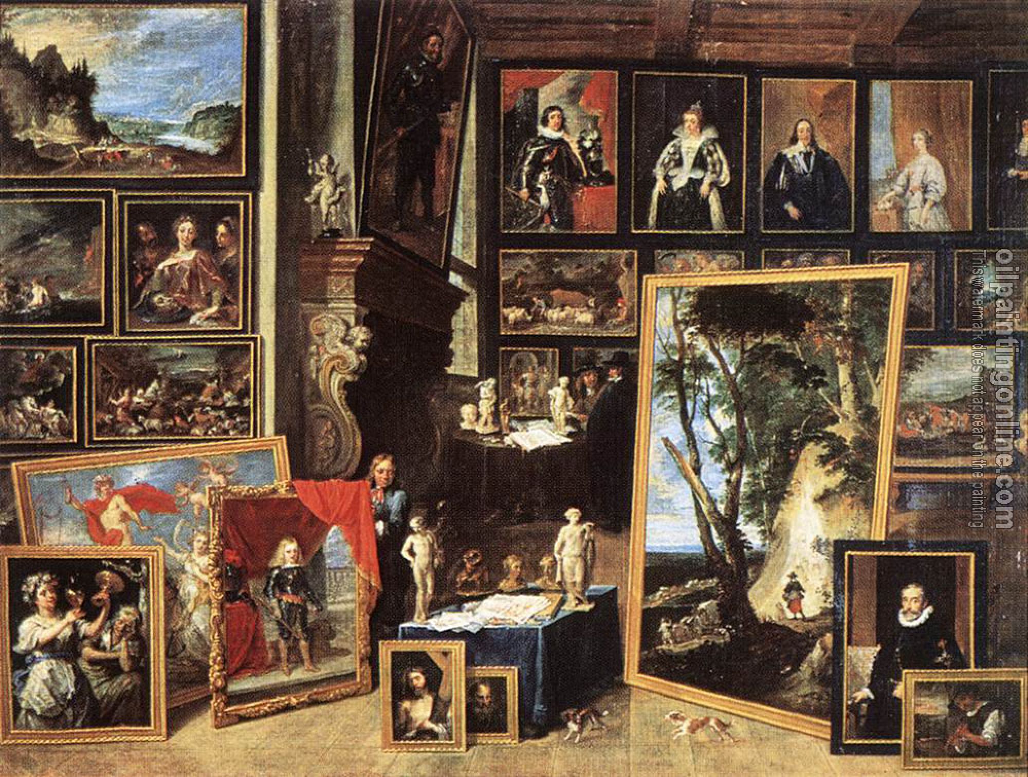 David Teniers the Younger - The Gallery Of Archduke Leopold In Brussels